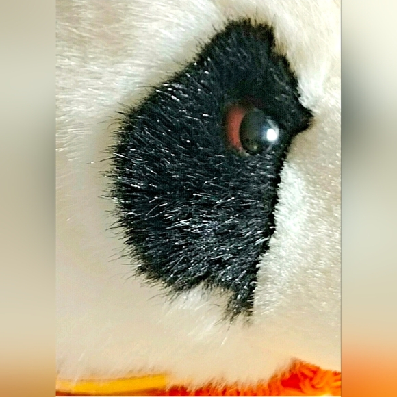 Panda BAB Plush, Vintage World Wildlife Fund, Yellow Satin Chinese Outfit 12" - Picture 4 of 8